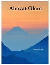 Ahavat Olam SATB choral sheet music cover